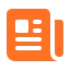 Papers orange Icon