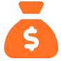 Money sack icon