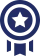 Medal icon blue